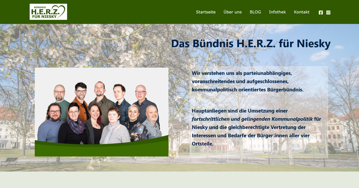 Website Wählerbündnis